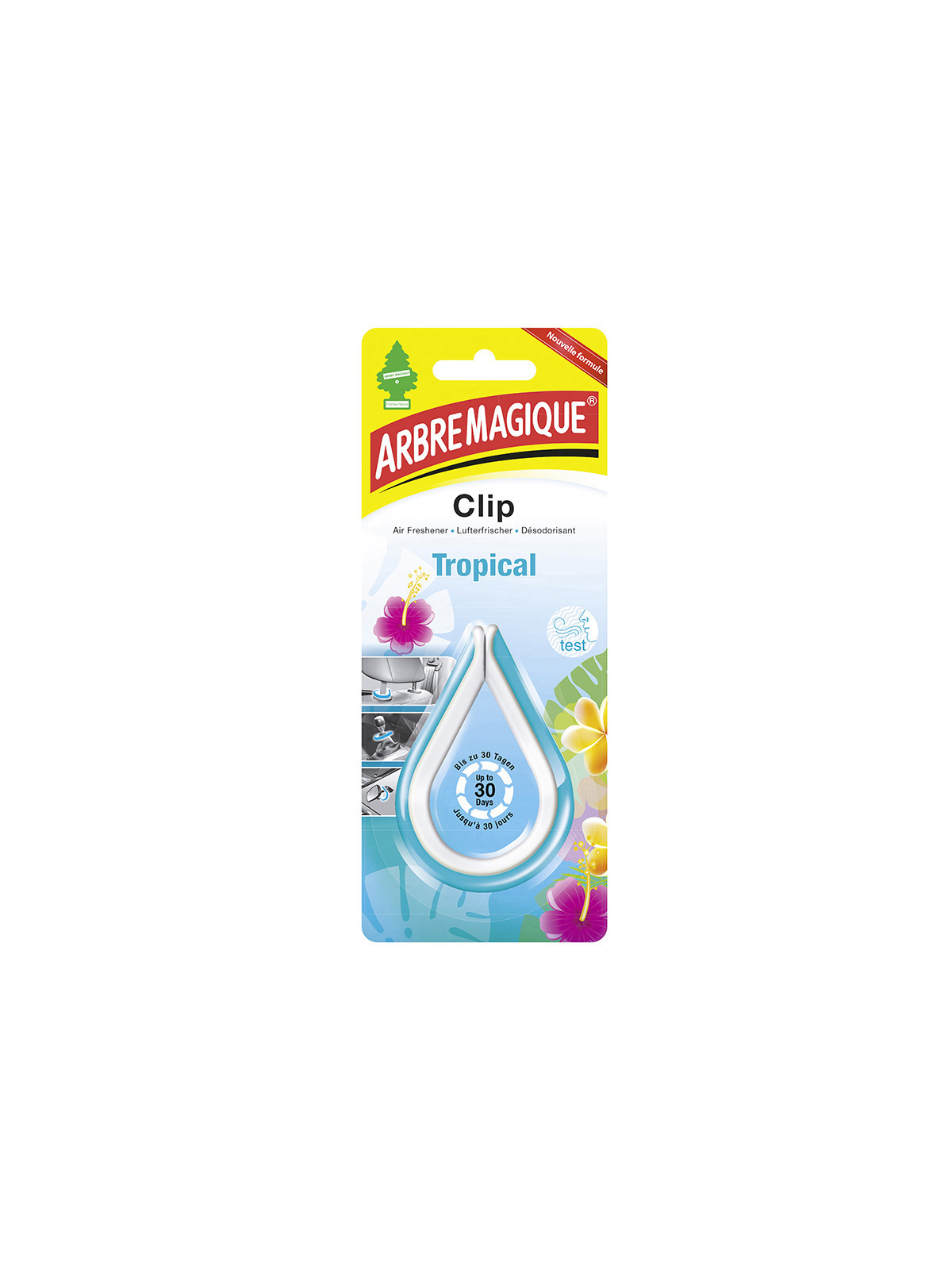 Arbre Magique clip gel Tropical