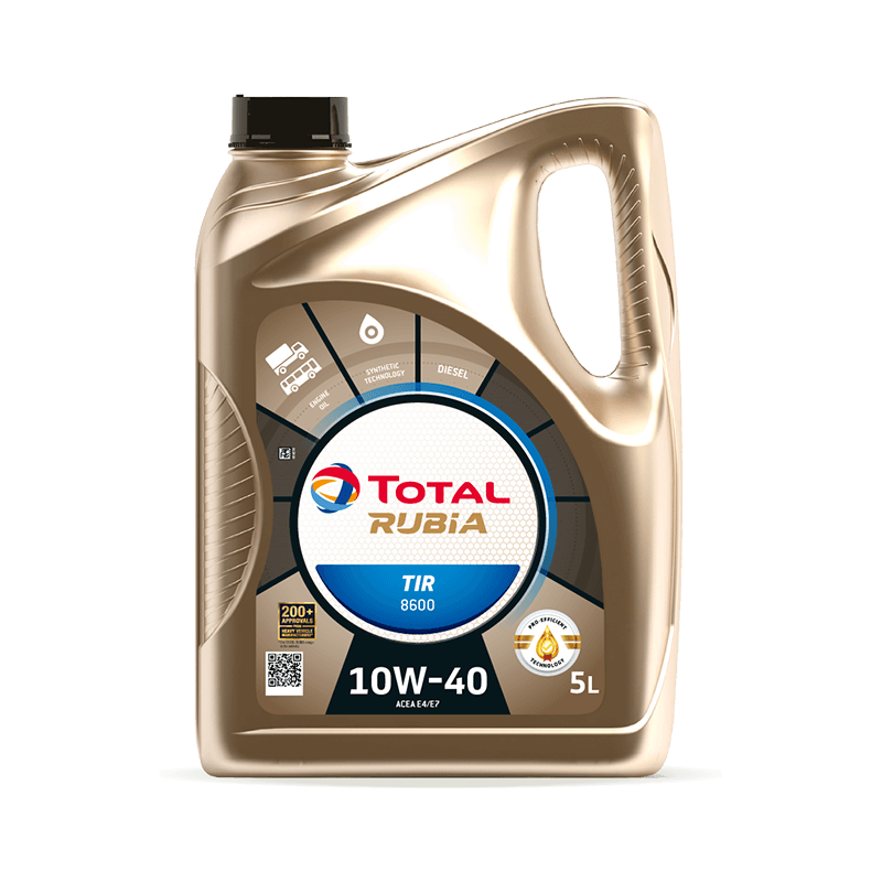 Huile moteur minérale Rubia Tir 8600 10W40 5L