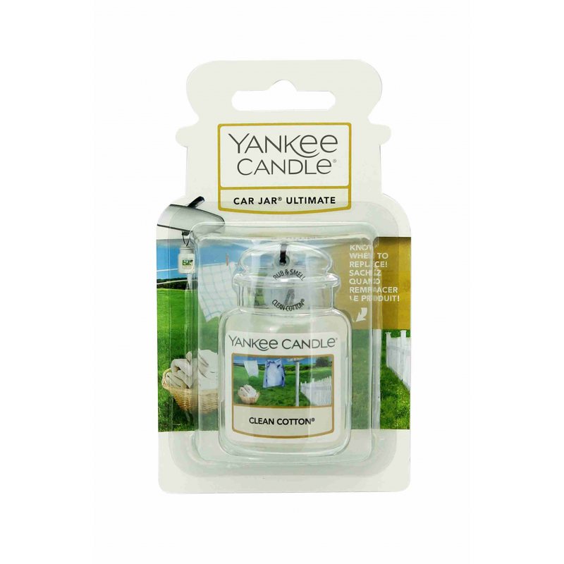 Yankee Car Jar Ultimate Coton Frais