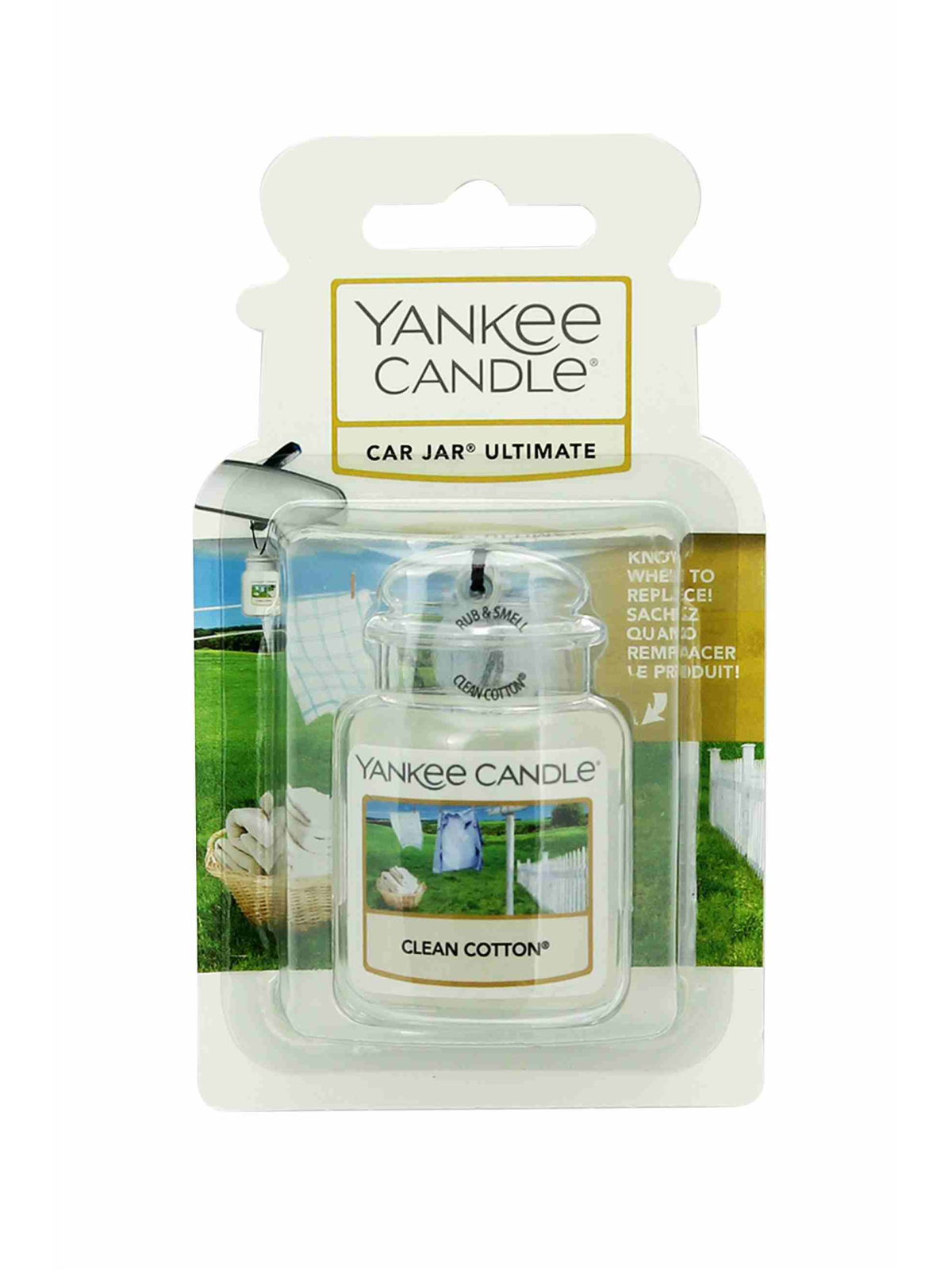 Yankee Car Jar Ultimate Coton Frais