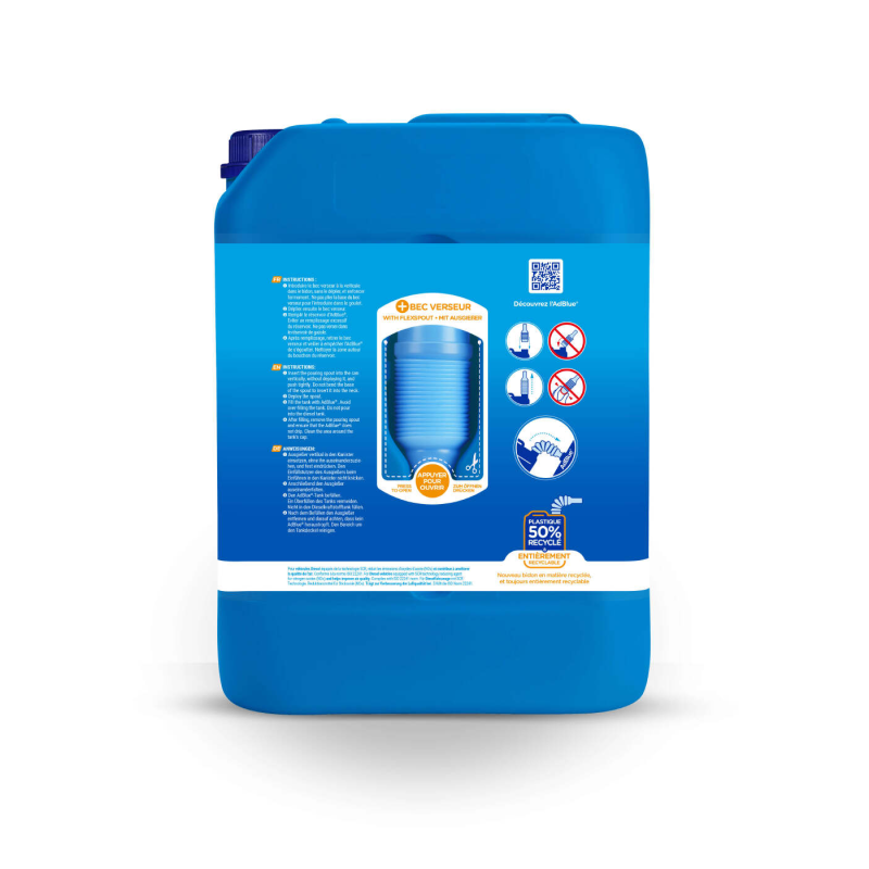 Bidon AdBlue® 5 litres - dos