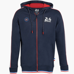 Sweat zippé à capuche Homme 24H Le Mans