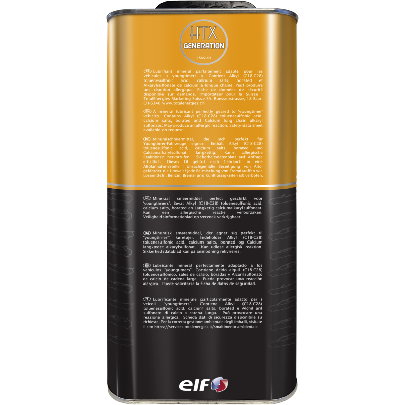 Huile moteur 15W40 pour voitures de collection - E-Boutique TotalEnergies