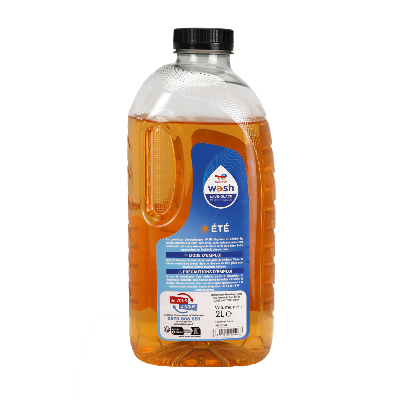 Lave-glace WASH été 2L anti-insectes - E-Boutique TotalEnergies