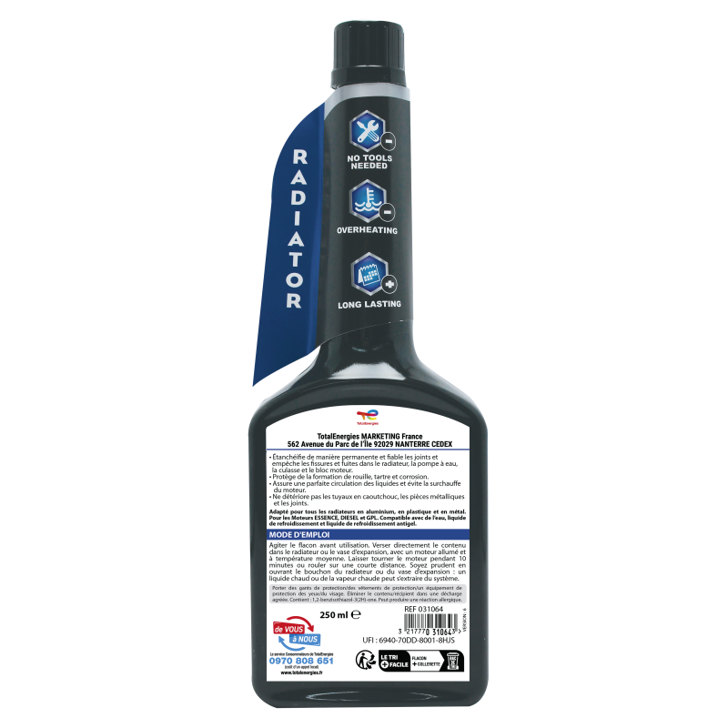 Anti fuite radiateur 250 ml