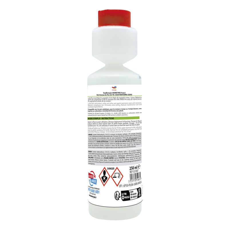 Additif substitut de plomb 250ml - E-Boutique TotalEnergies