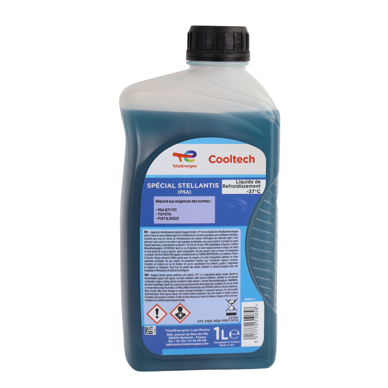 Liquide de refroidissement PSA officiel - E-Boutique TotalEnergies