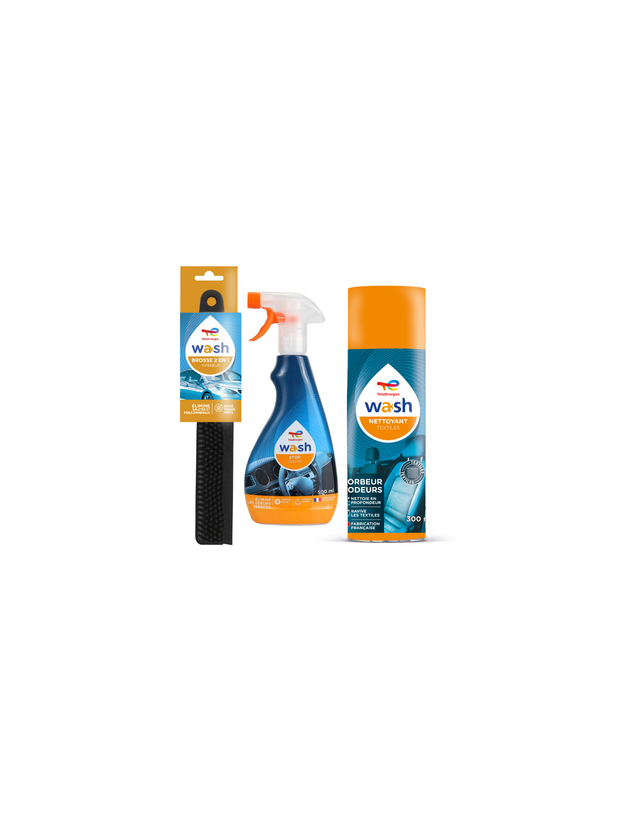 Pack nettoyants textiles WASH