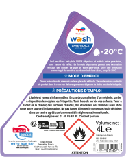 Lave-glace anti-pluie bidon 4L WASH