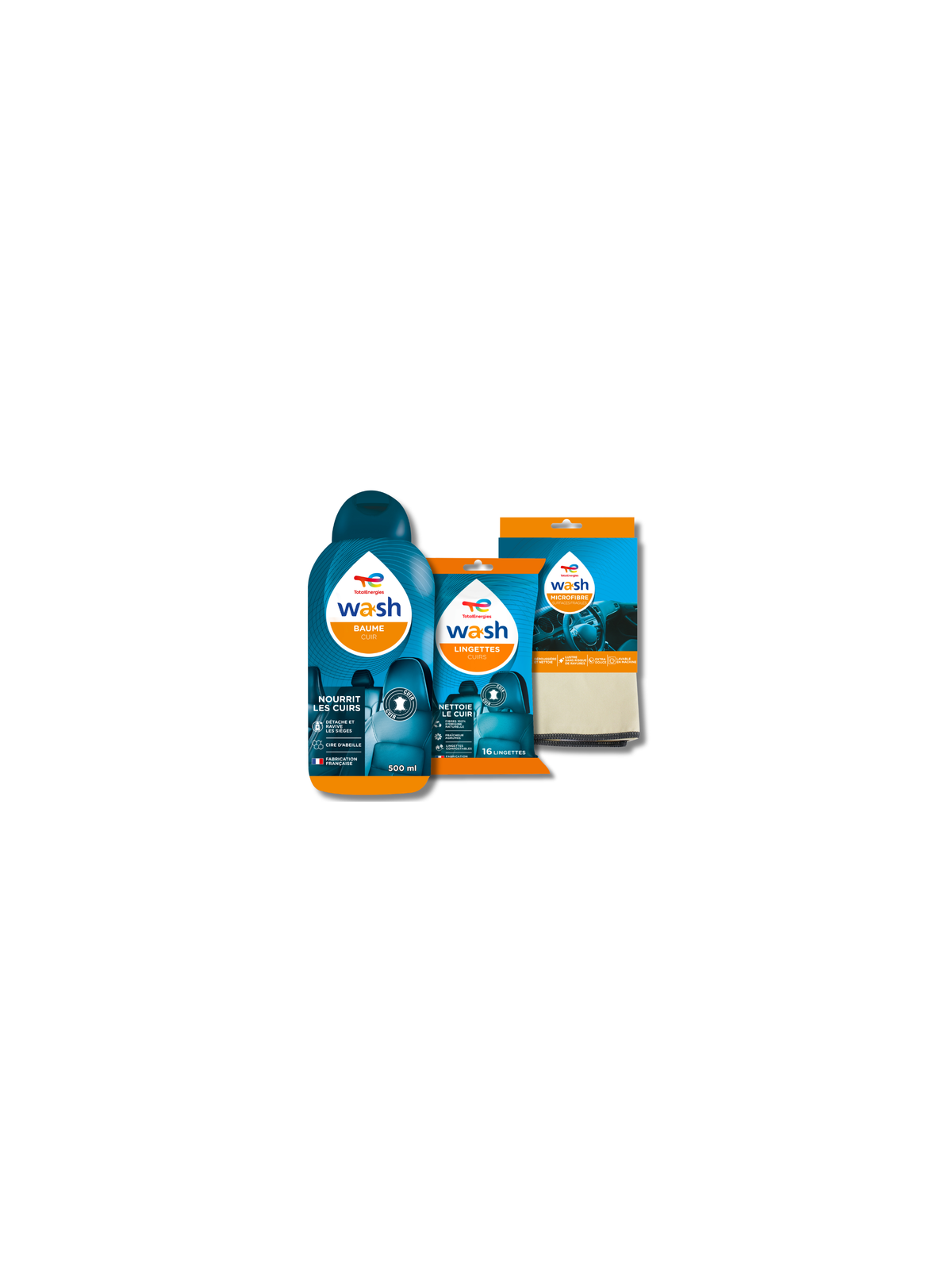 Pack nettoyant cuir WASH