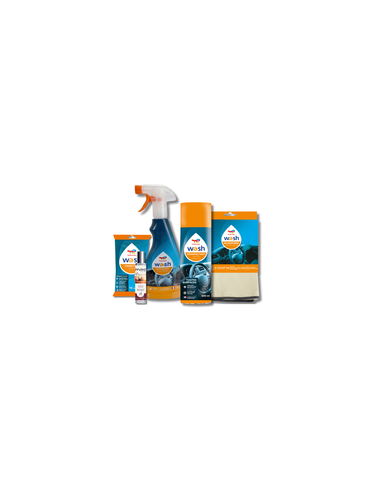 Pack nettoyant intérieur WASH